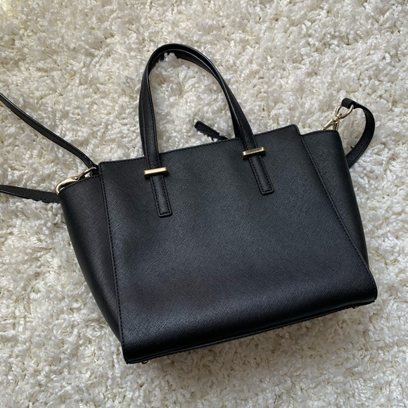 Kate Spade Black Leather Small Cross Body Bag - Picture 5 of 6